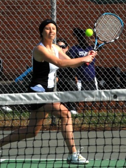 Tennis Tops Converse to Begin Season
