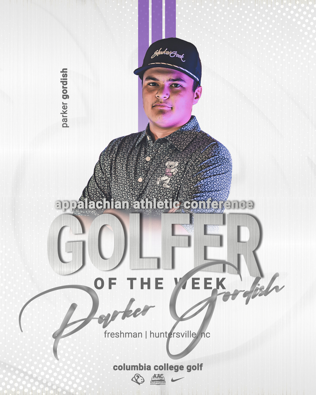Gordish Named AAC Men's Golfer of the Week