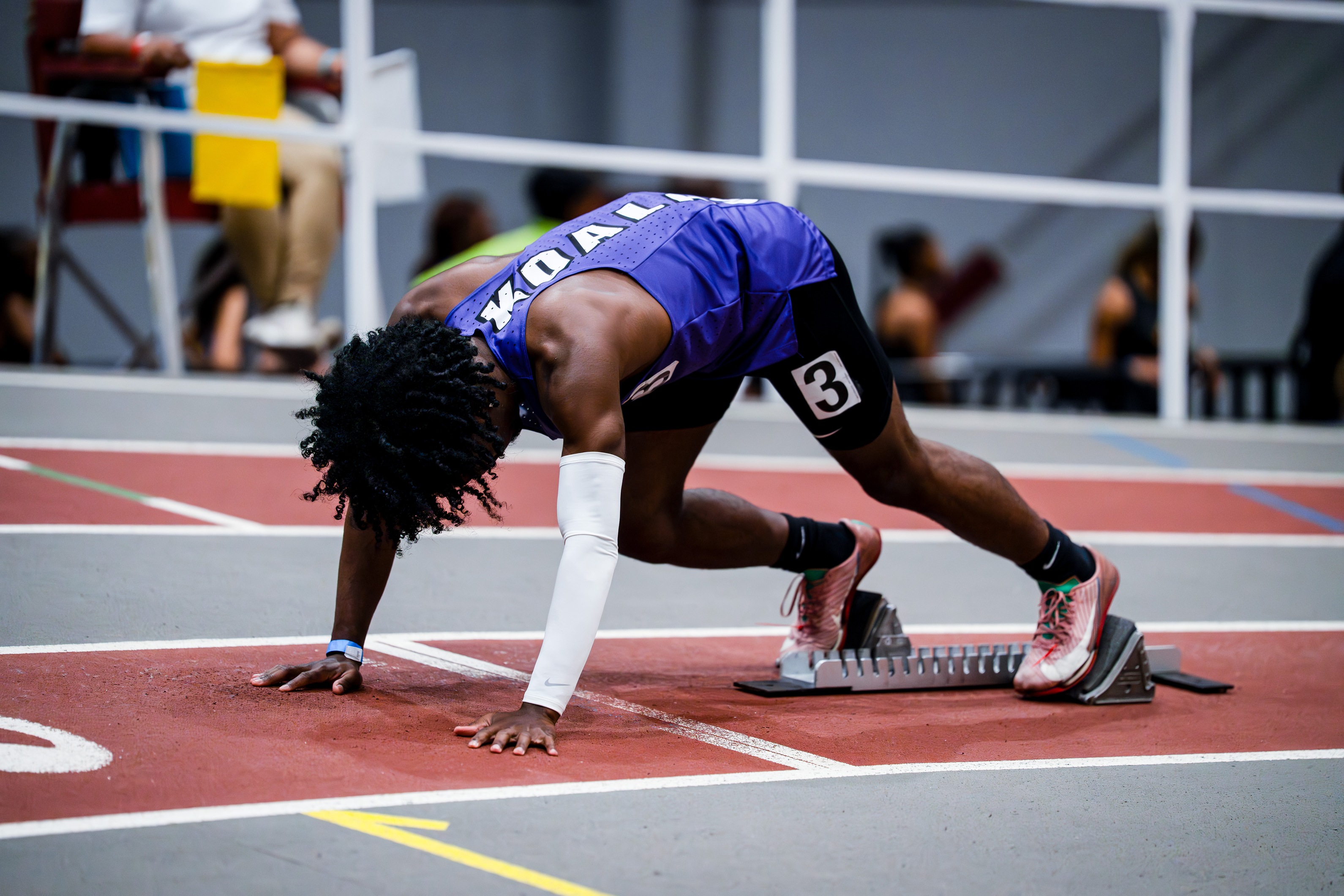 Indoor Track Men Set More School Records at Camel City Meet