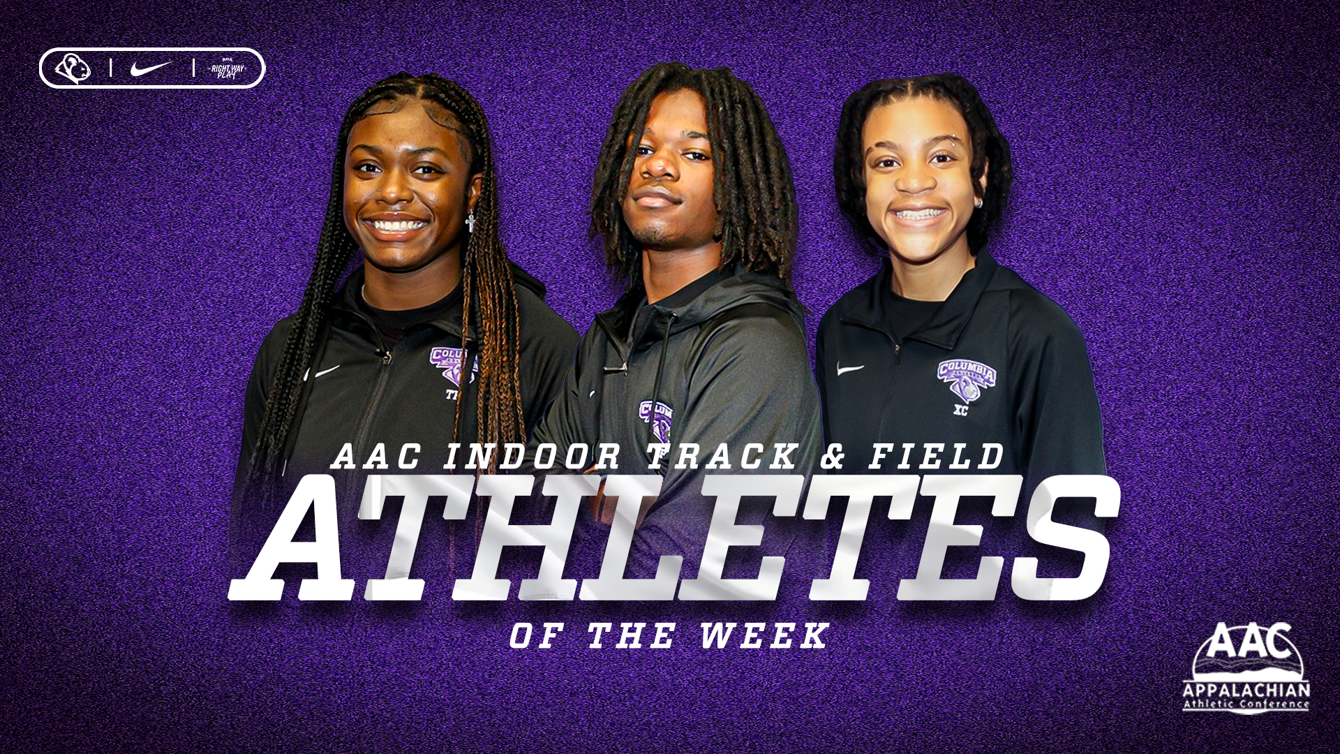 Track and Field Teams Win Three Athlete of the Week Awards