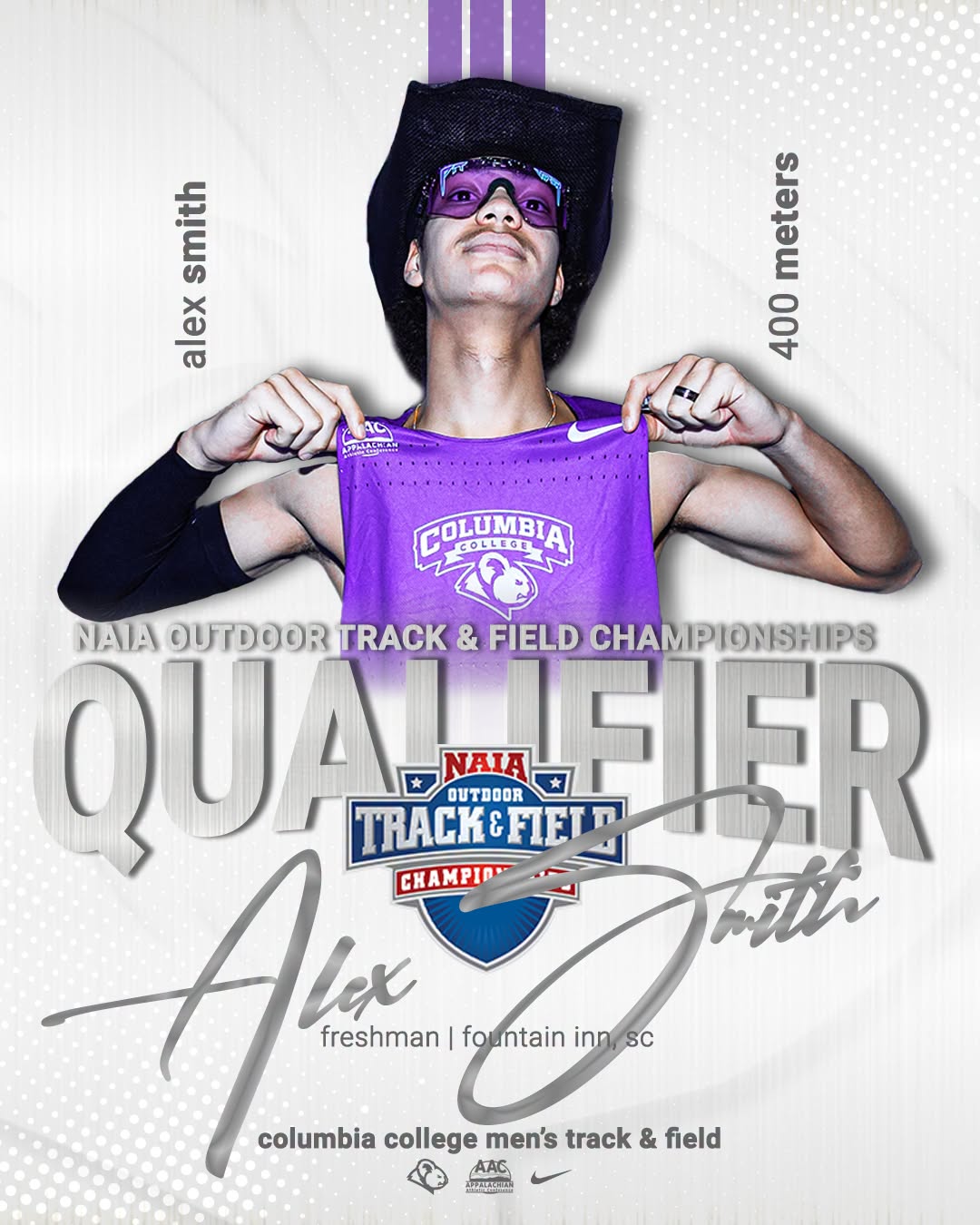 Smith Qualifies for Nationals in 400 Meters