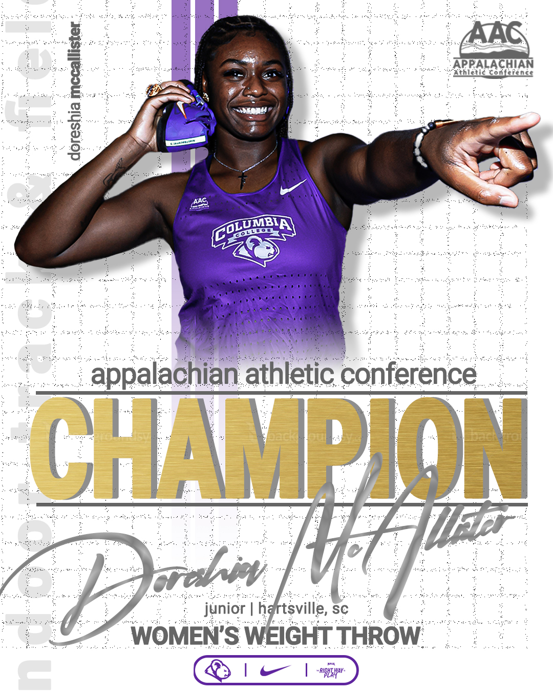 McAllister Places 15th in Hammer Throw at Outdoor Nationals