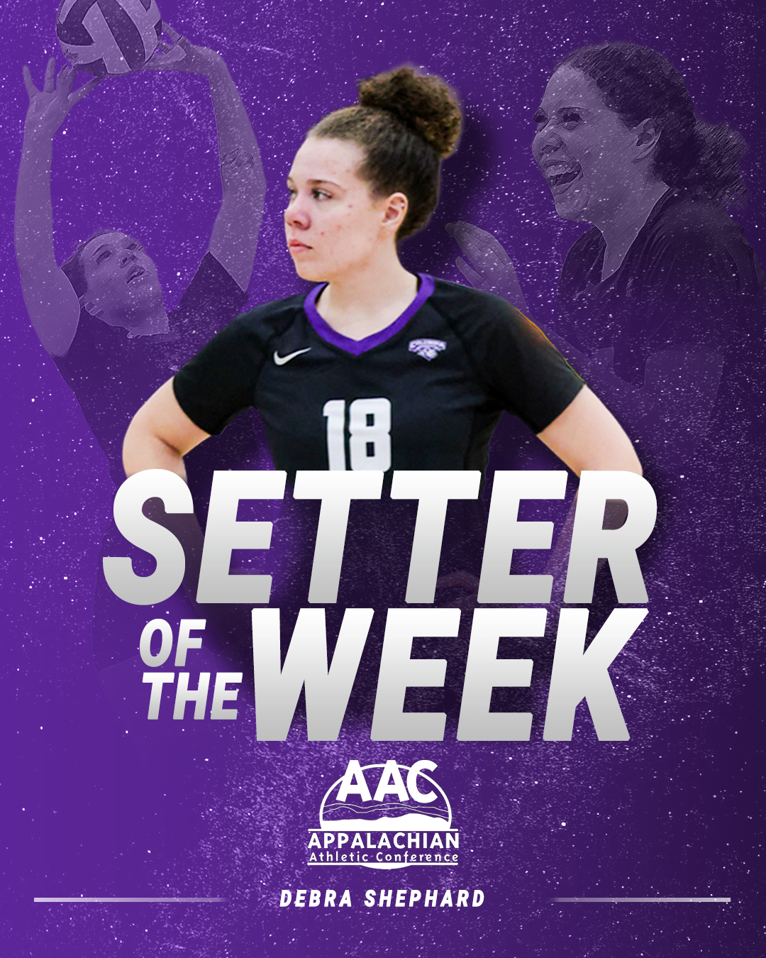 Shephard Named AAC Volleyball Setter of the Week